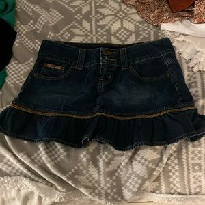 Denim Mini Skirt